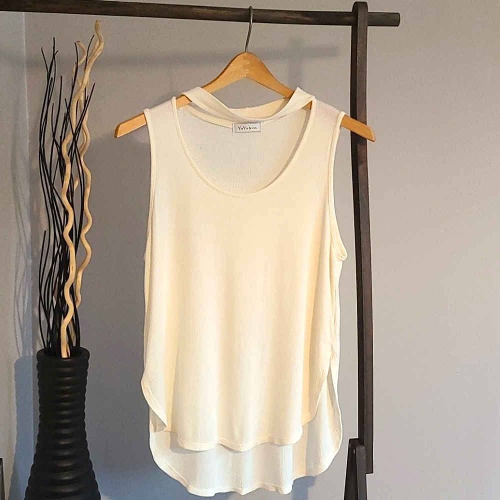 Ya Ya & Co. Chocker Neck Tank Top